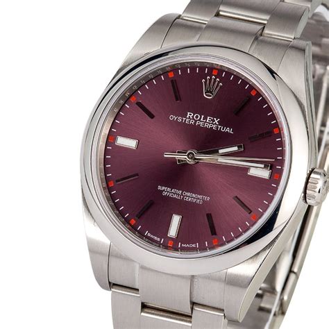 rolex red grape 39mm|rolex oyster perpetual 39 114300.